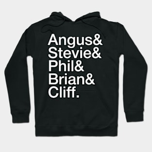 Angus Stevie Phil Brian & Cliff Hoodie